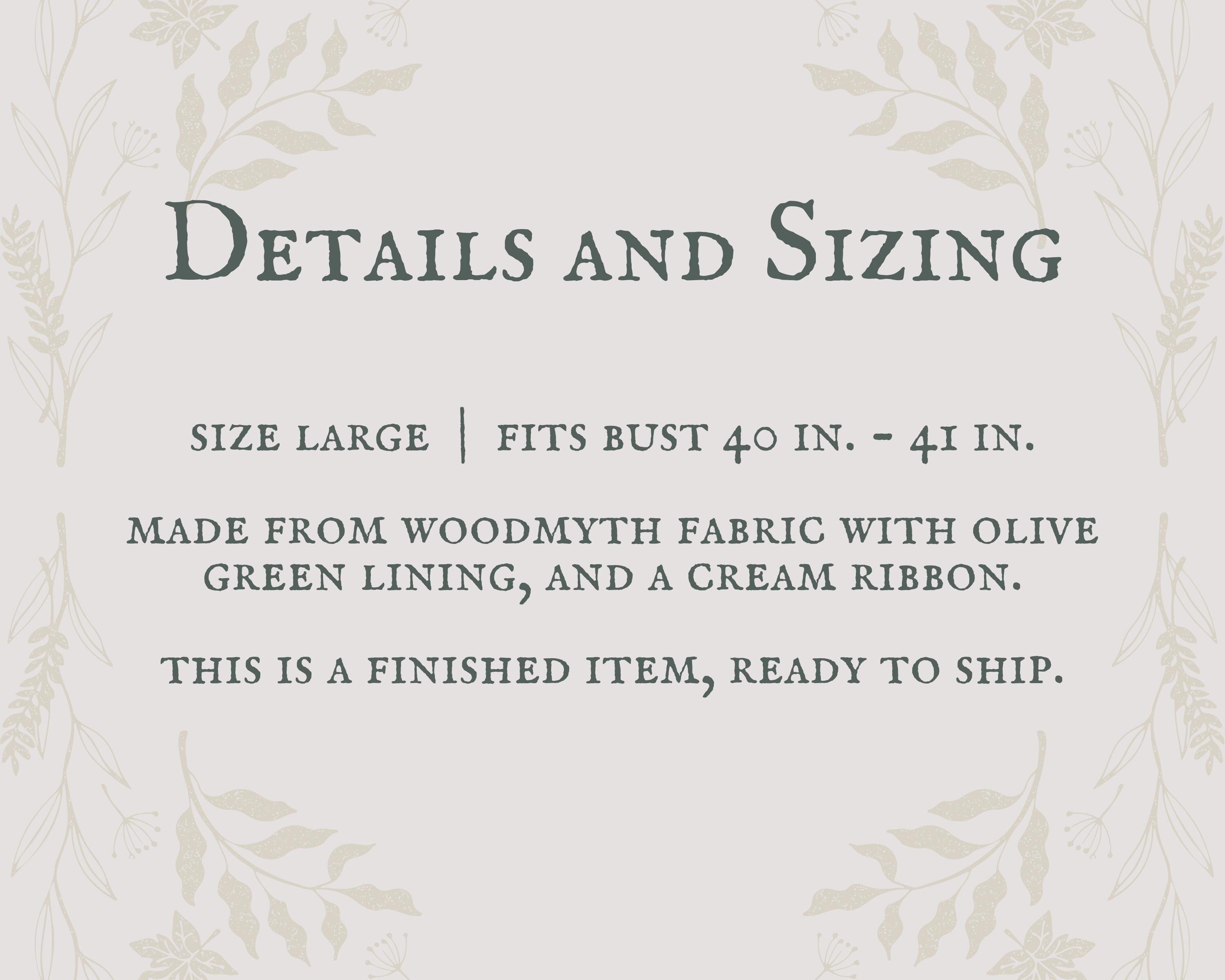 Ready To Ship - Woodmyth Bodice