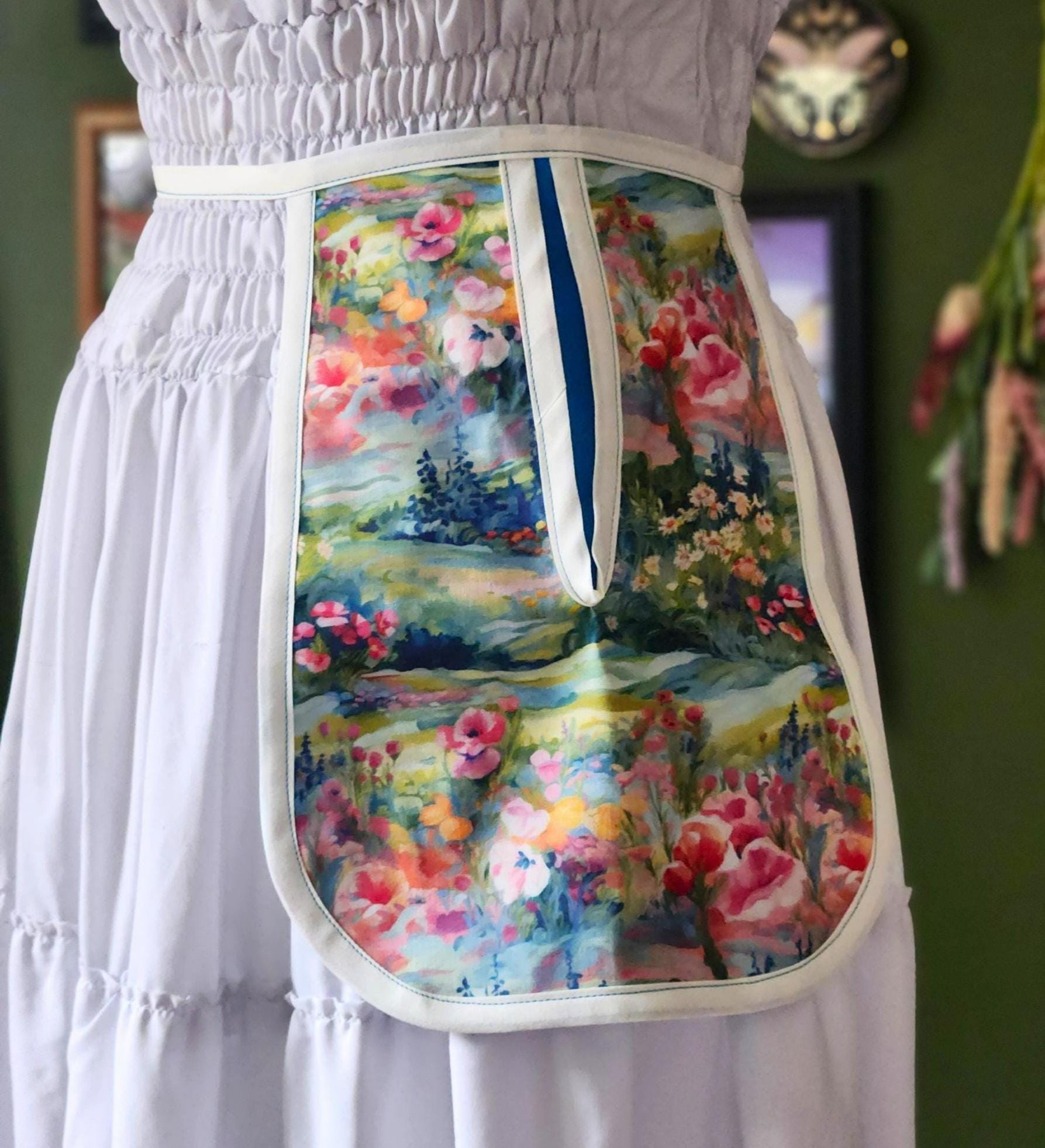 Ready To Ship - Spring Meadow Tie-On Pocket