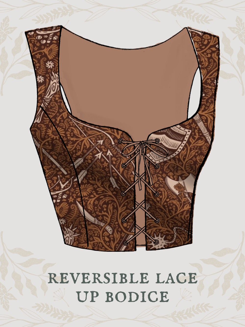 Weapon Tapestry Bodice