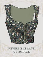 Victorian Raspberry Bodice