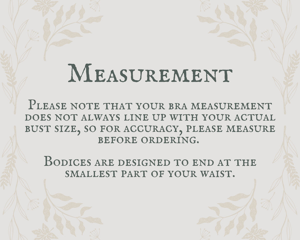 Mushroom Maiden Bodice