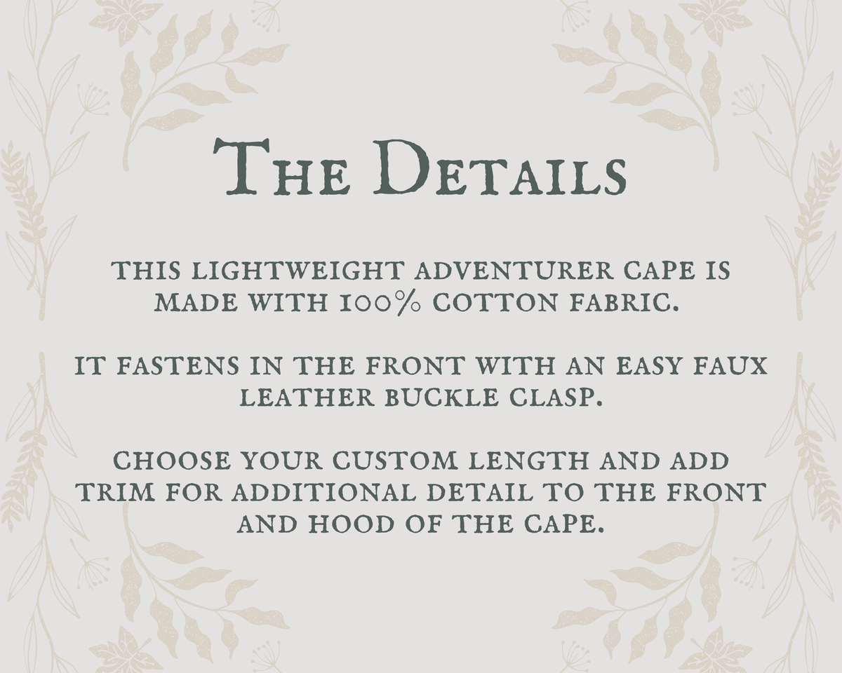 Adventurer Cape