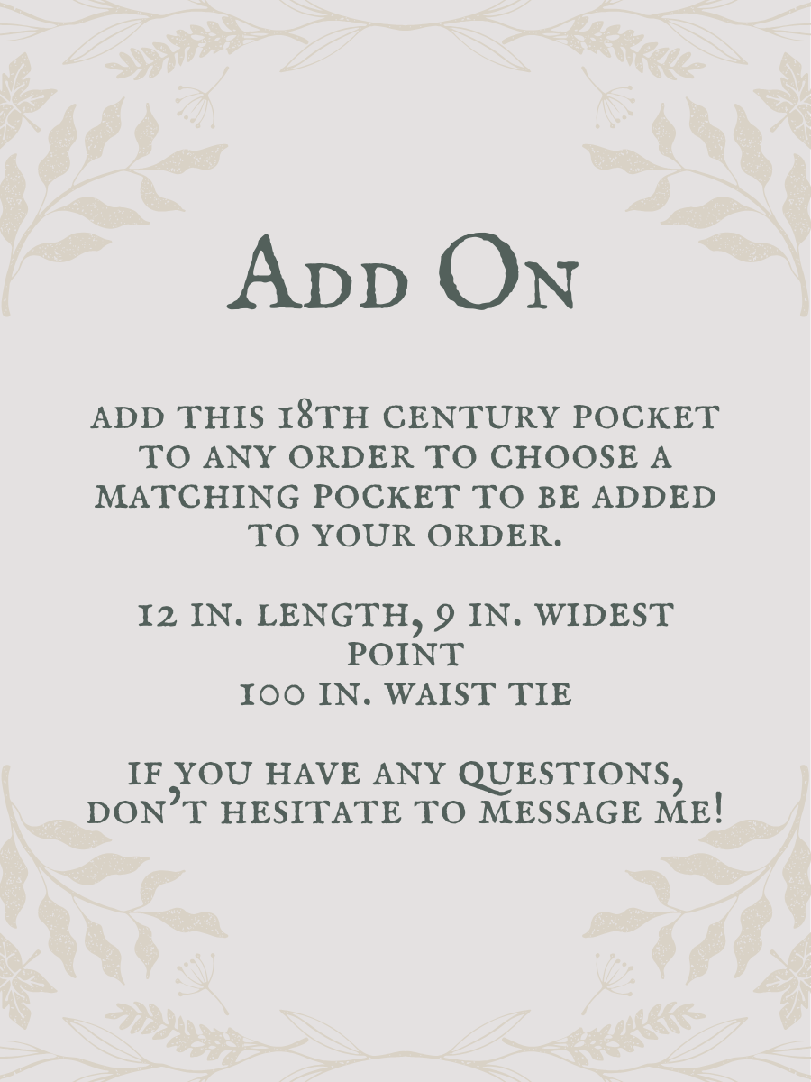 Tie-On Pocket Add On