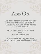 Tie-On Pocket Add On