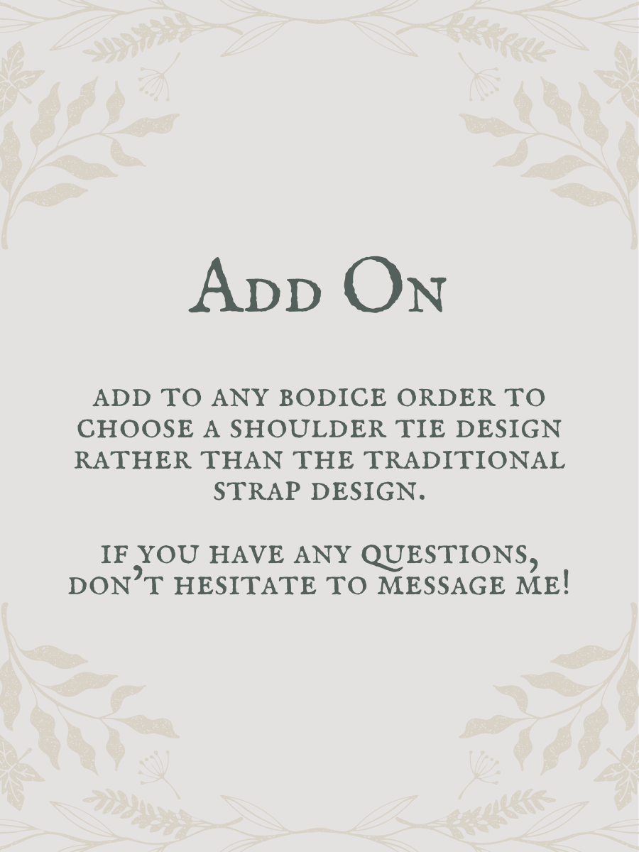 Shoulder Tie Add On