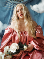 Satin Puff Sleeve Chemise