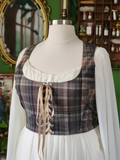 Bookstore Plaid Bodice