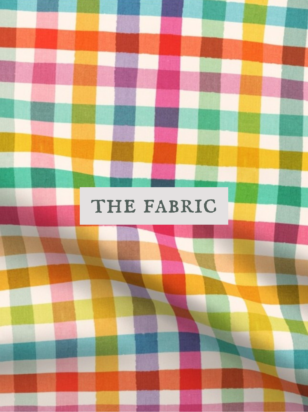Rainbow Gingham Bodice