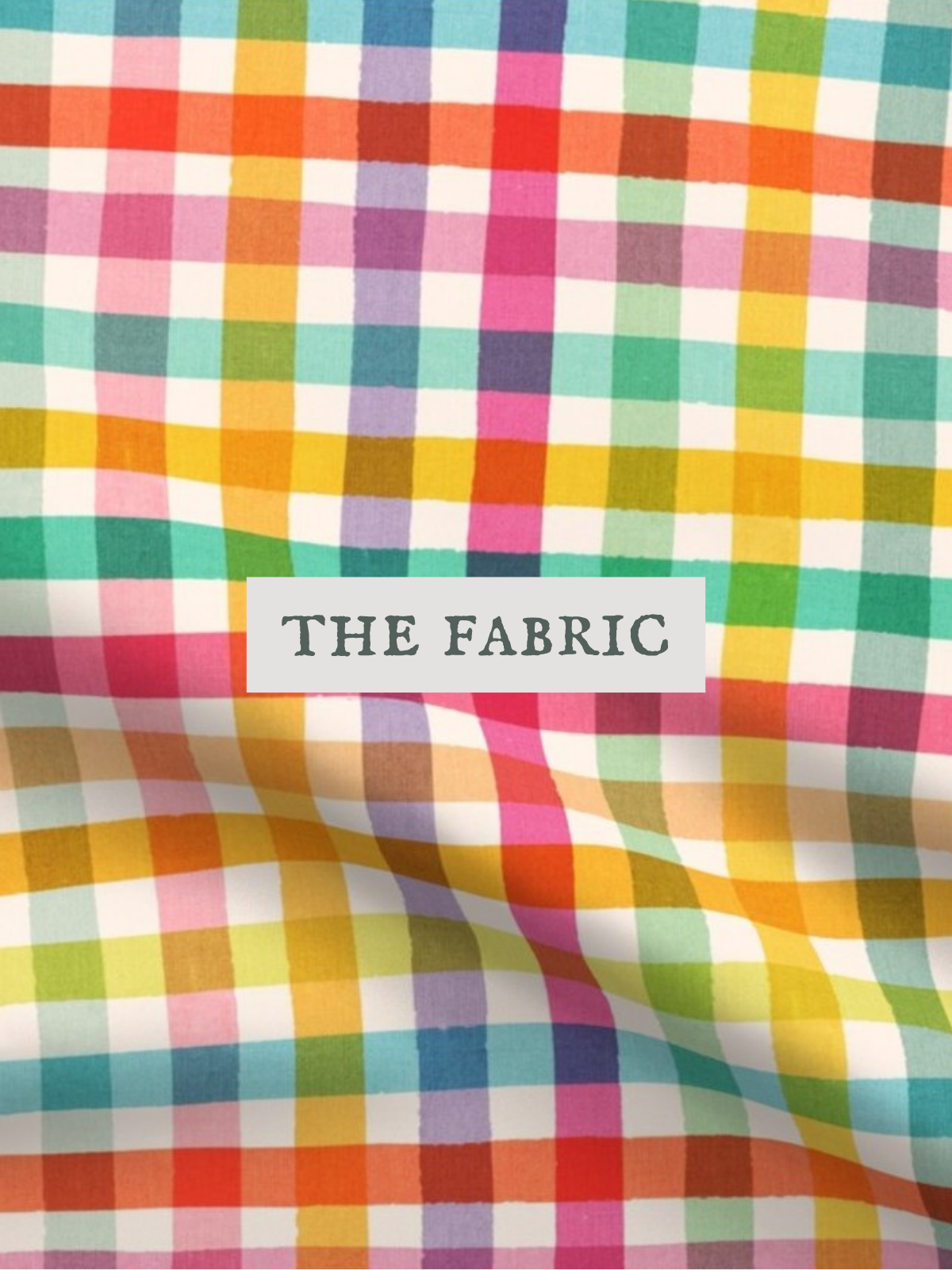 Rainbow Gingham Bodice