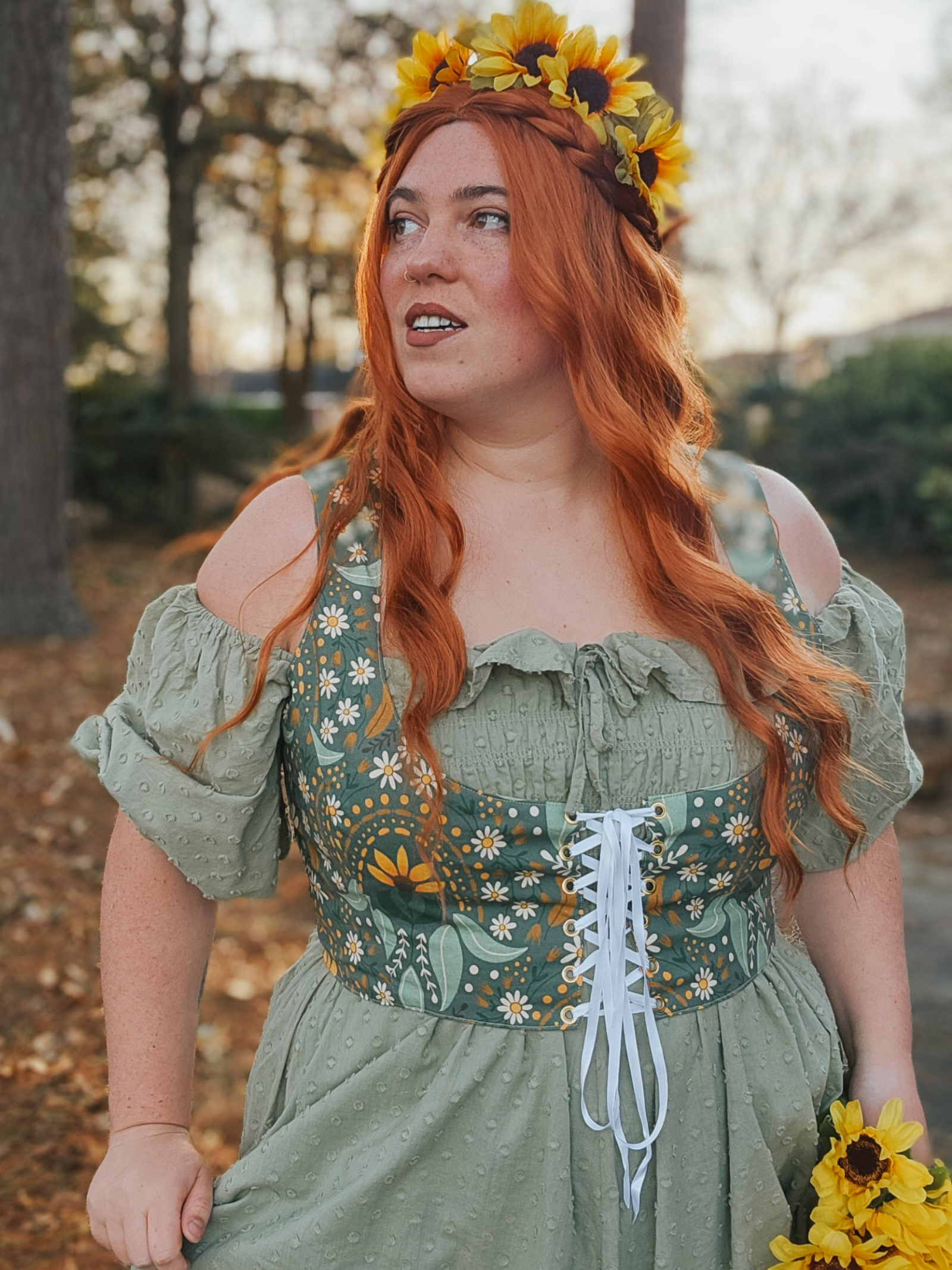 Free Spirit Sunflowers Bodice