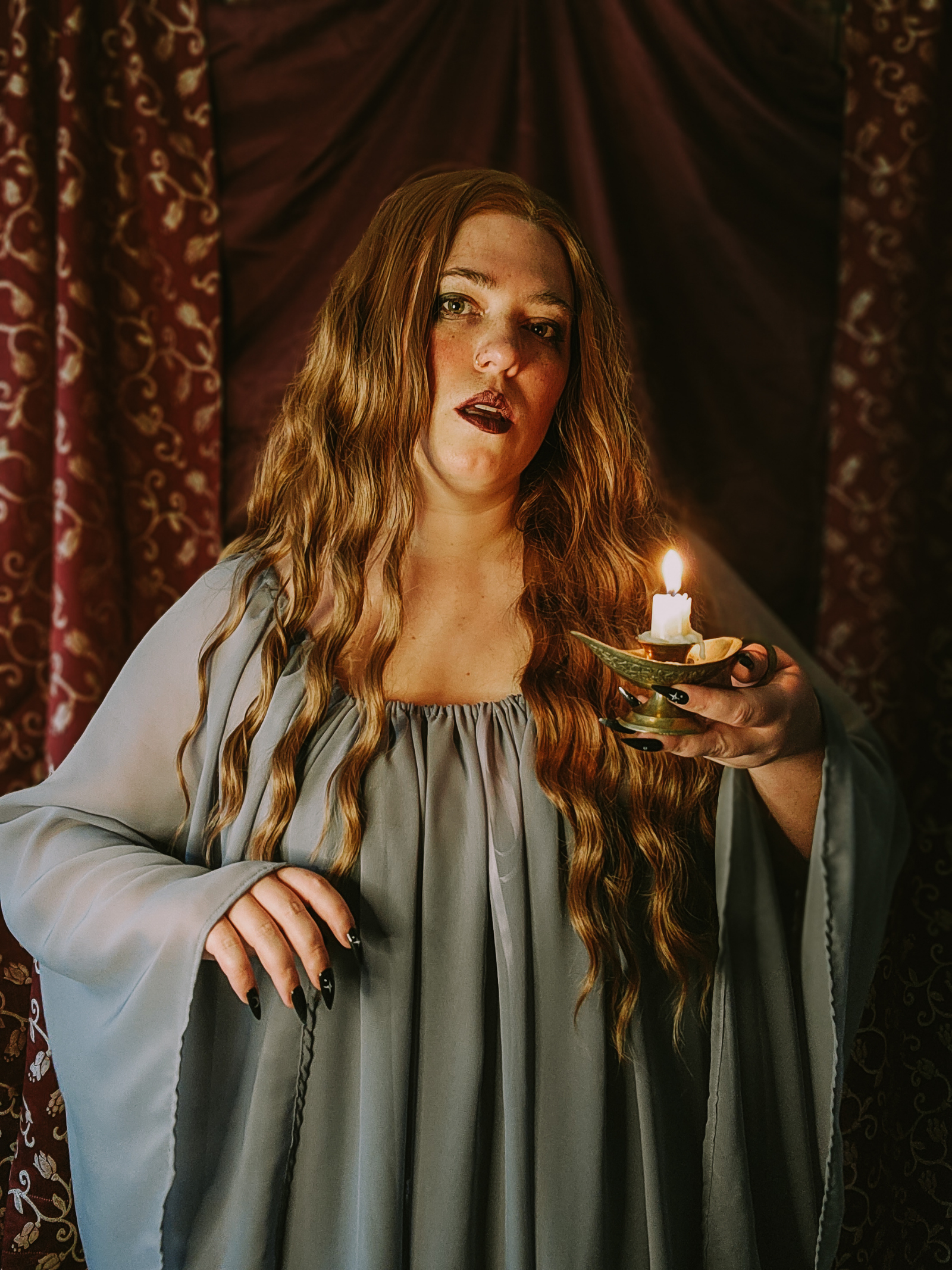 Chiffon Angel Wing Sleeve Chemise