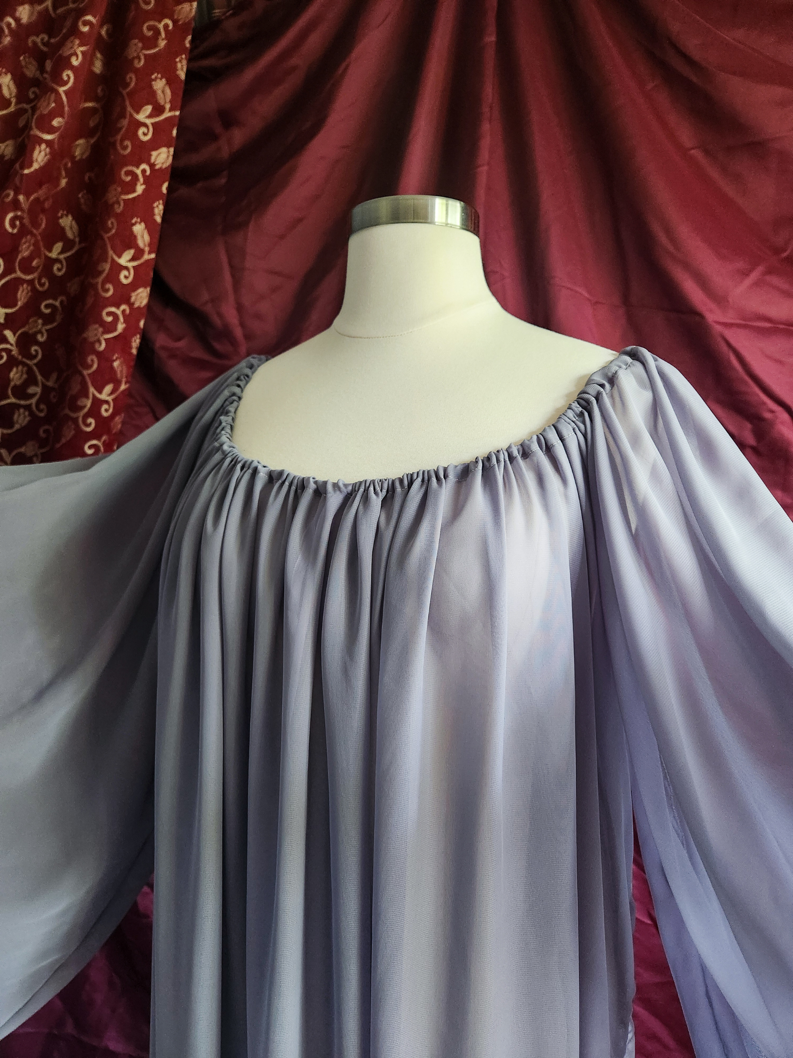 Chiffon Angel Wing Sleeve Chemise