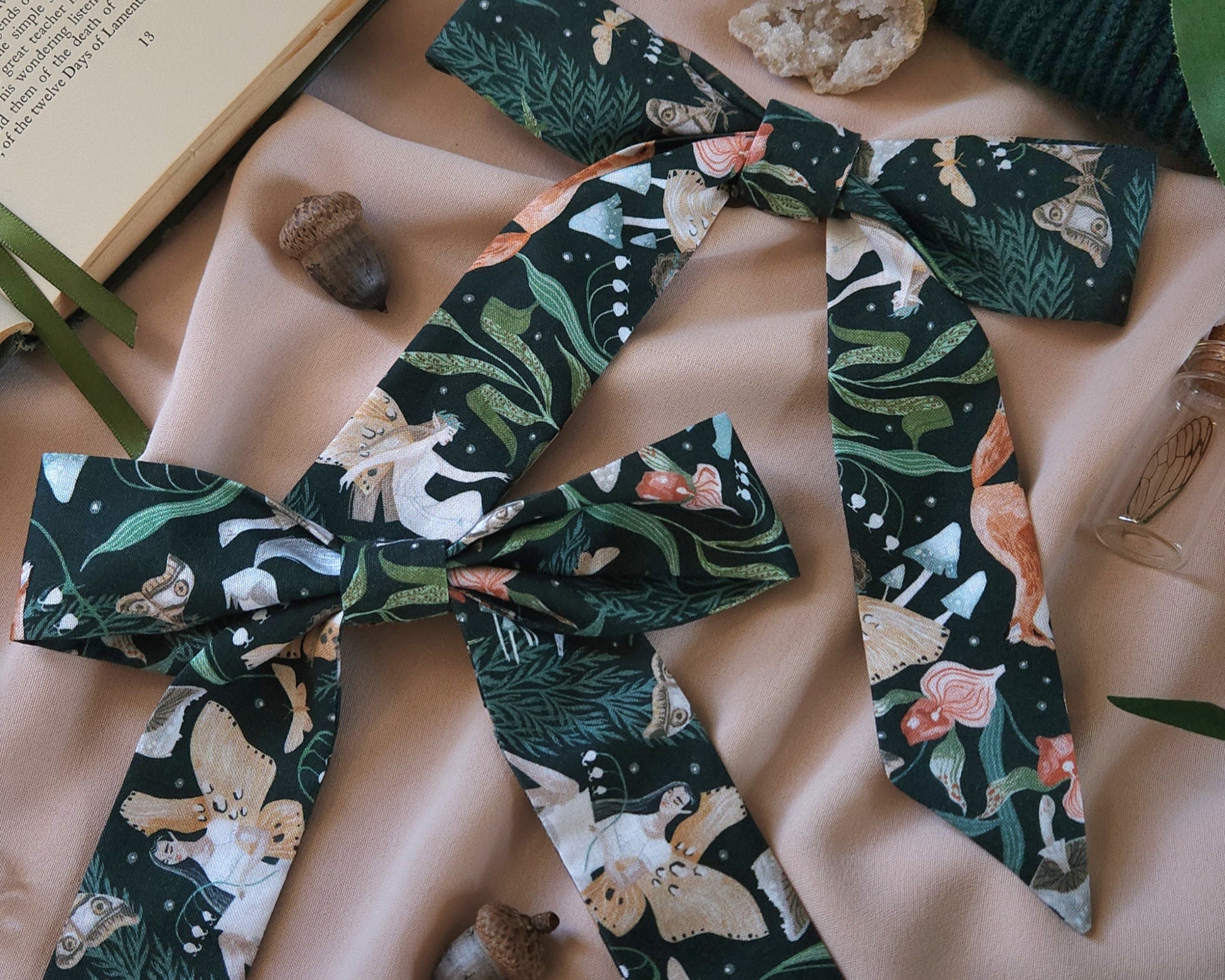 Ready To Ship - Woodland Fae Cottagecore Hair Bow